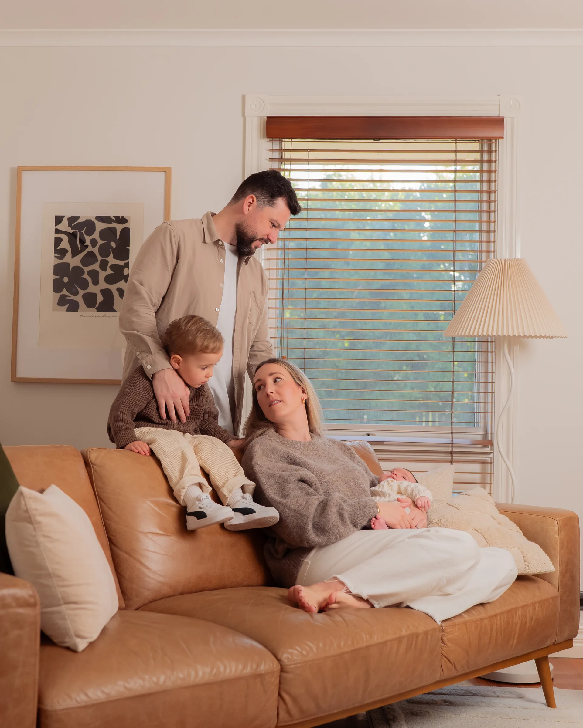 Documentary family moment at home photographed by Royale Photography